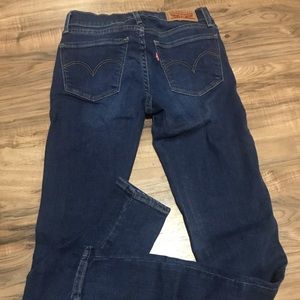Dark Wash Levi 710 Super Skinny
